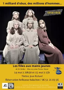les filles aux mains jaunes par les ado de la classe de professionnalisation des Ateliers du Baluchon