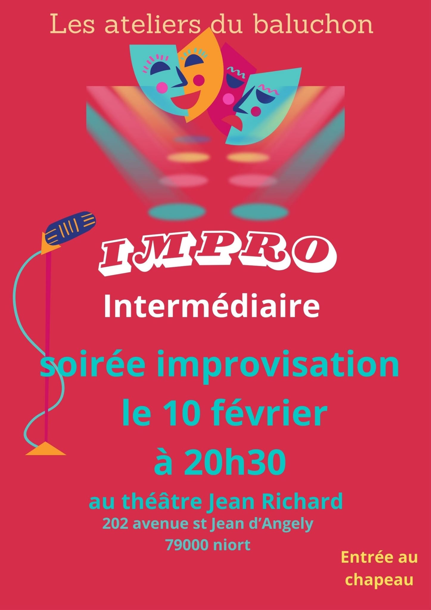 Soirée Impro par les élèves du Baluchon au Théâtre Jean Richard