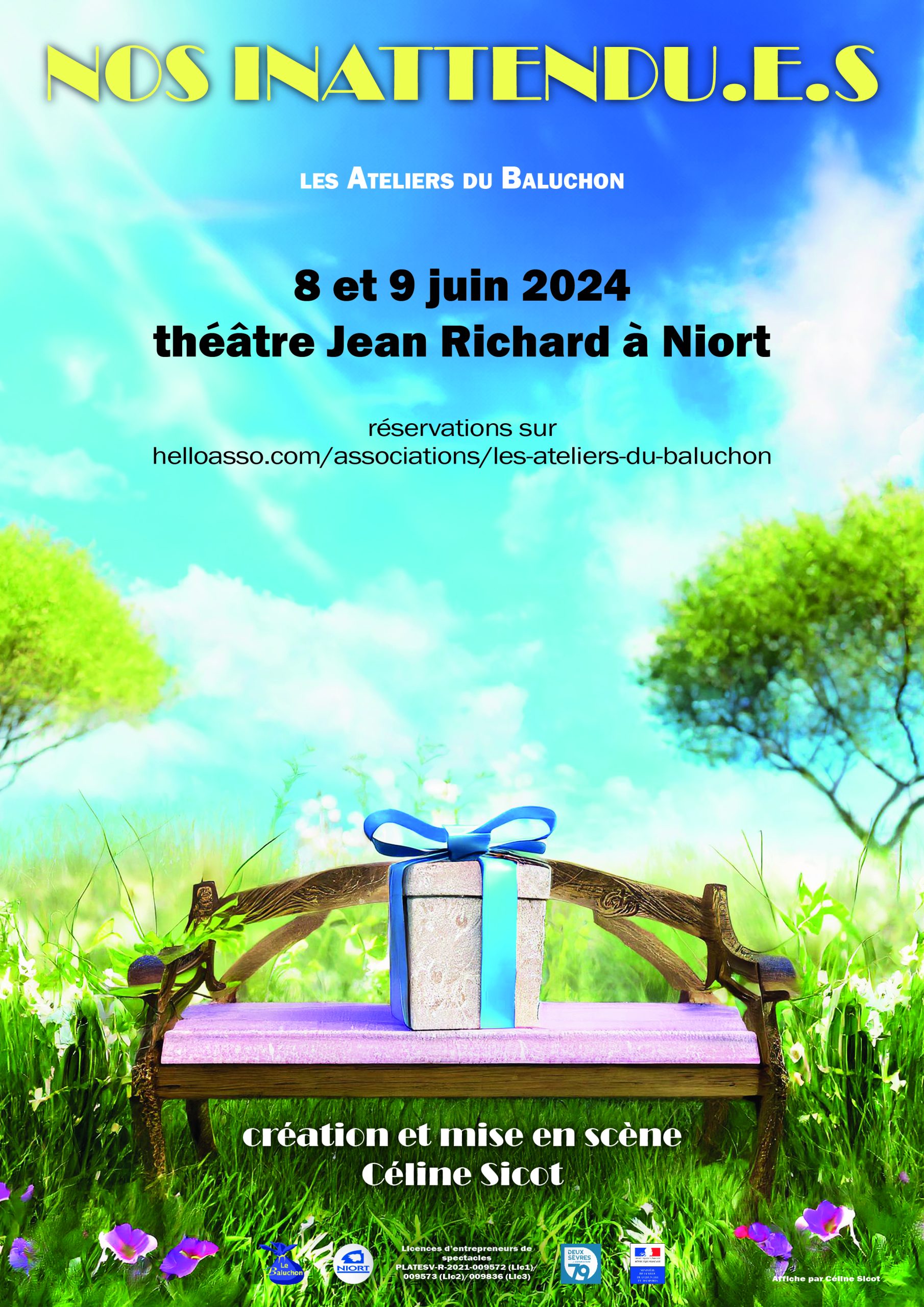 Nos inattendues - Groupe chouendy - handi - théâtre adapté - Les Ateliers du baluchon - Niort