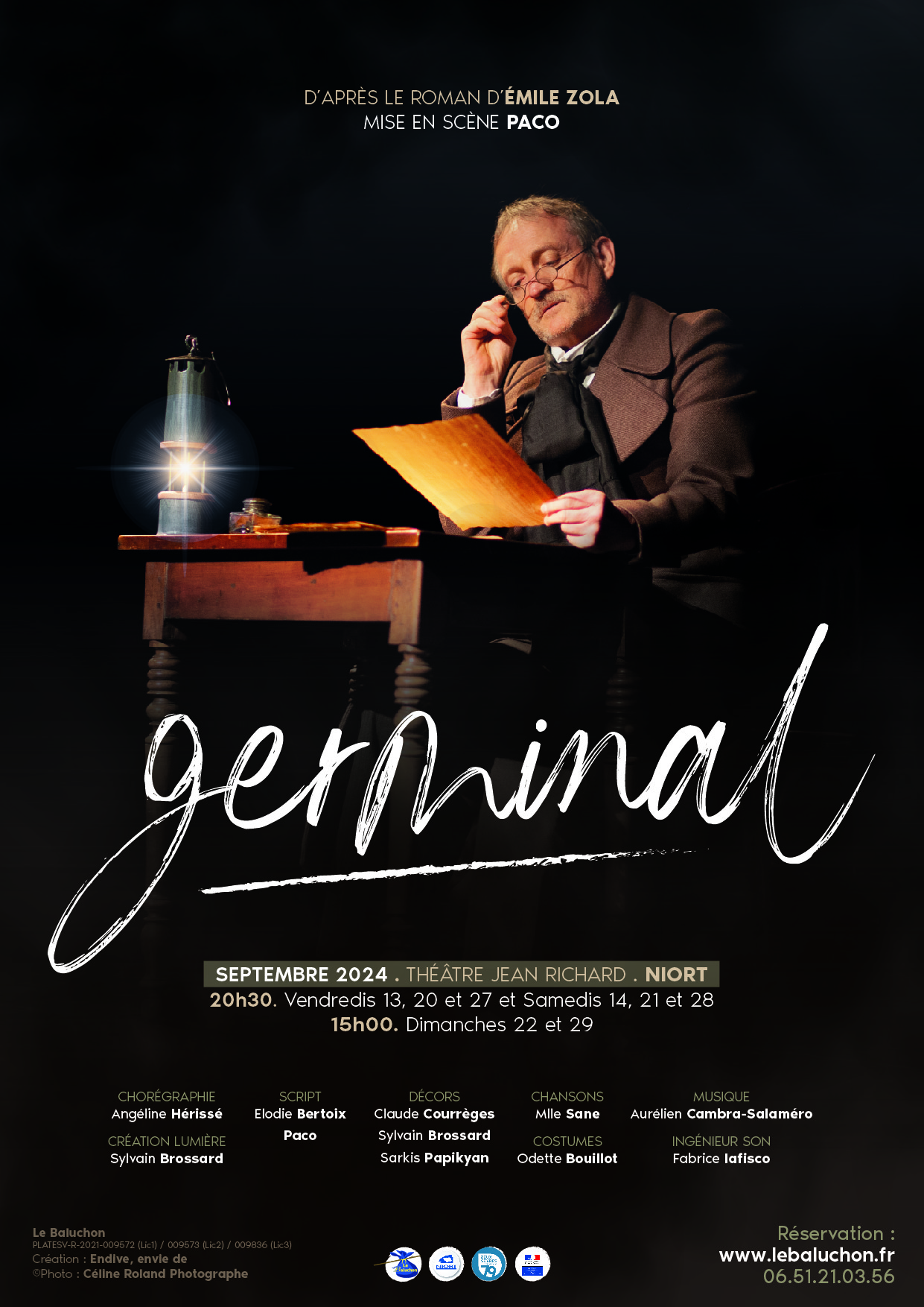 Germinal de Zola au Théâtre Jean Richard à Niort